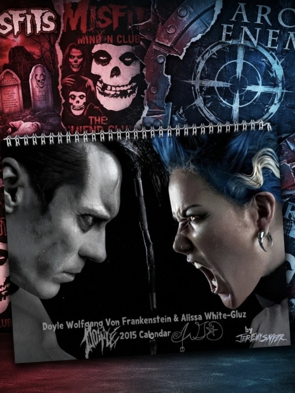 Doyle Wolfgang Von Frankenstein Alissa White-Gluz Calendar Misfits Arch Enemy